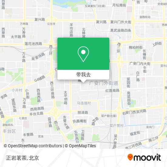 正岩茗茶地图