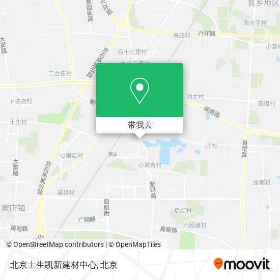 北京士生凯新建材中心地图