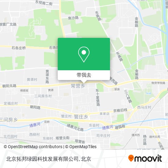 北京拓邦绿园科技发展有限公司地图