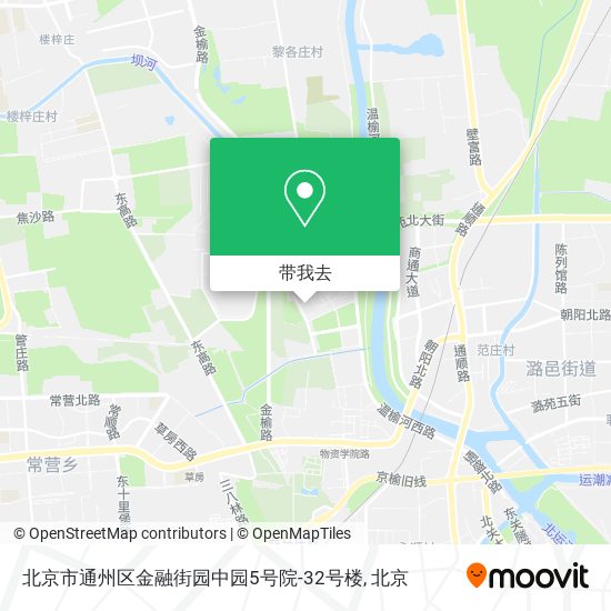 北京市通州区金融街园中园5号院-32号楼地图