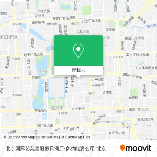 北京国际艺苑皇冠假日酒店-多功能宴会厅地图