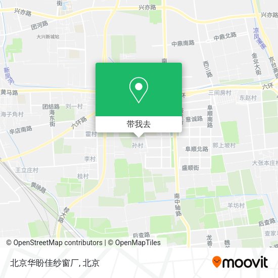北京华盼佳纱窗厂地图