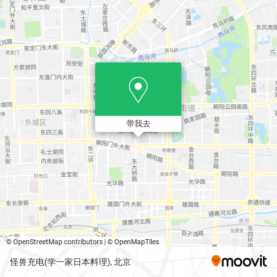 怪兽充电(学一家日本料理)地图