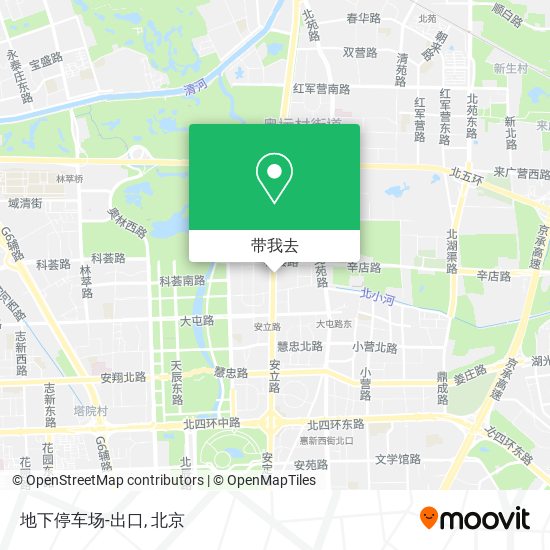 地下停车场-出口地图
