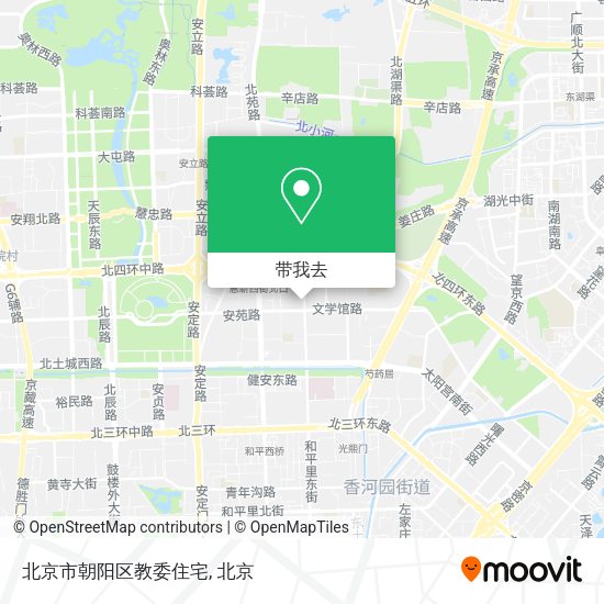 北京市朝阳区教委住宅地图