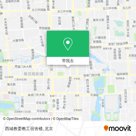 西城教委教工宿舍楼地图