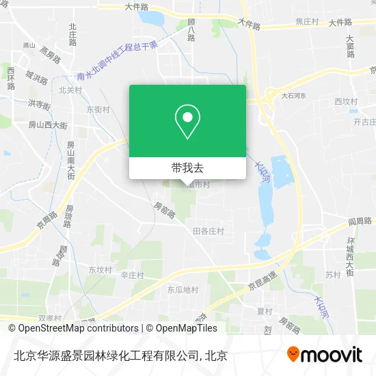 北京华源盛景园林绿化工程有限公司地图