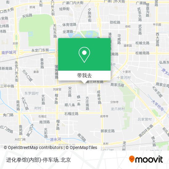 进化拳馆(内部)-停车场地图
