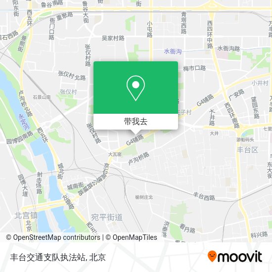 丰台交通支队执法站地图