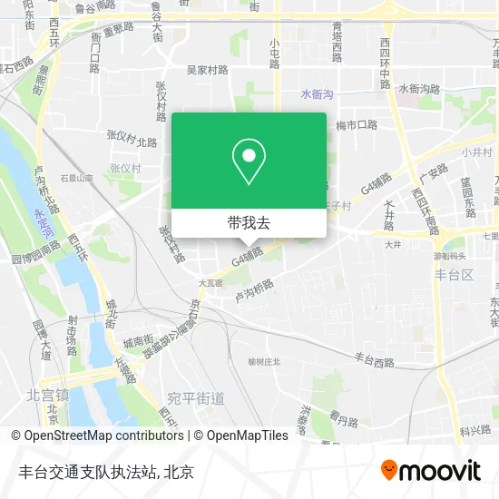 丰台交通支队执法站地图