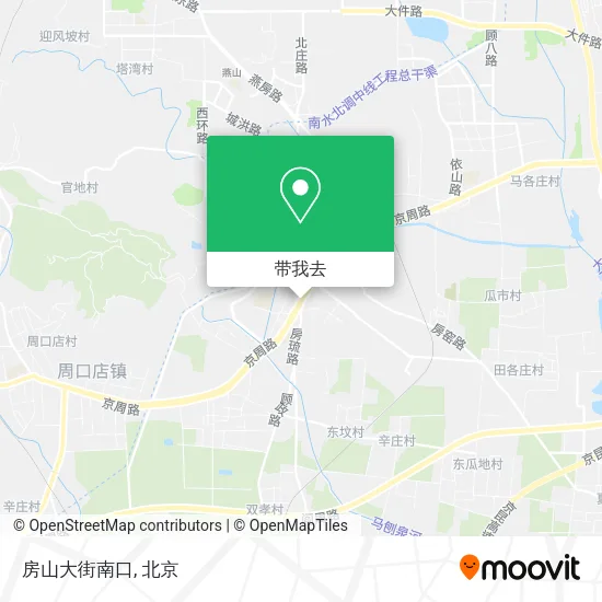 房山大街南口地图