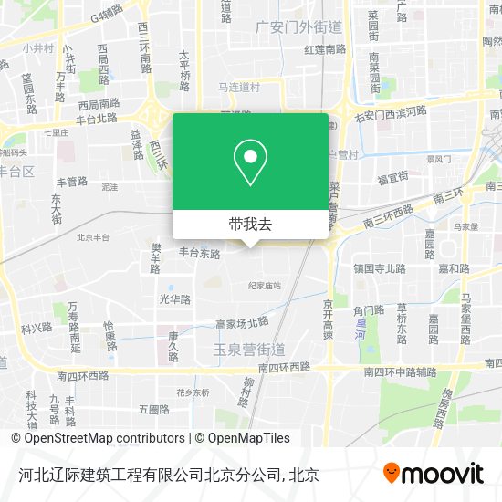 河北辽际建筑工程有限公司北京分公司地图