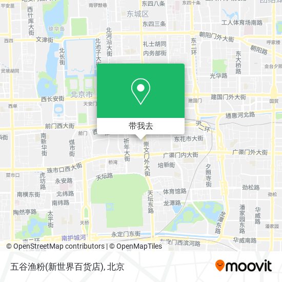 五谷渔粉(新世界百货店)地图