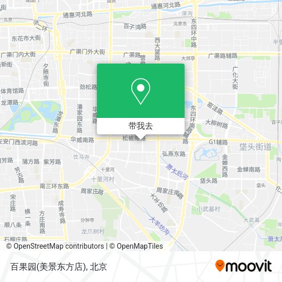 百果园(美景东方店)地图