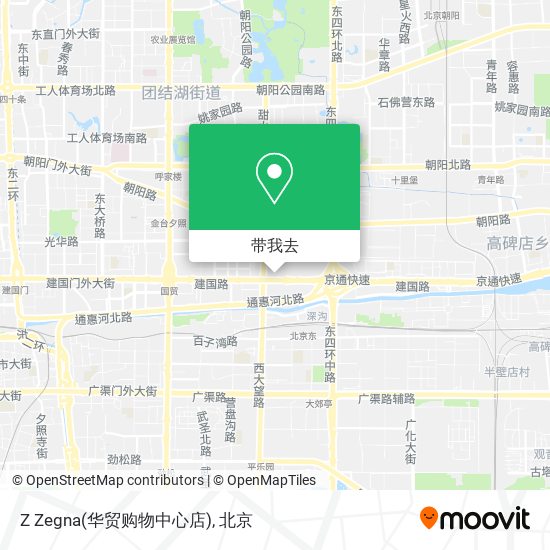 Z Zegna(华贸购物中心店)地图
