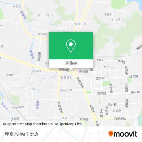 明皇宫-南门地图