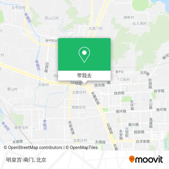 明皇宫-南门地图