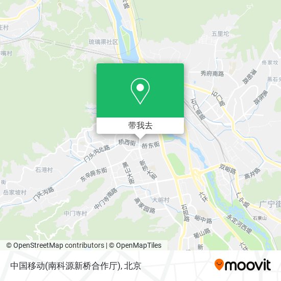 中国移动(南科源新桥合作厅)地图