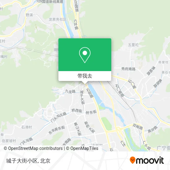 城子大街小区地图
