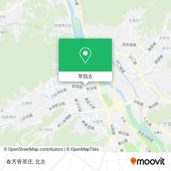 春芳香茶庄地图