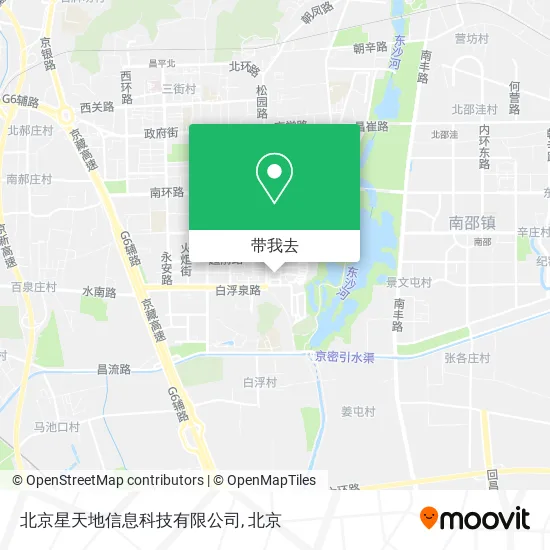 北京星天地信息科技有限公司地图