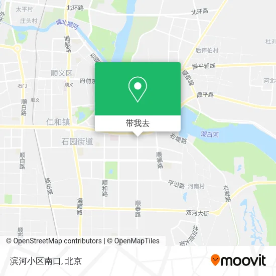 滨河小区南口地图