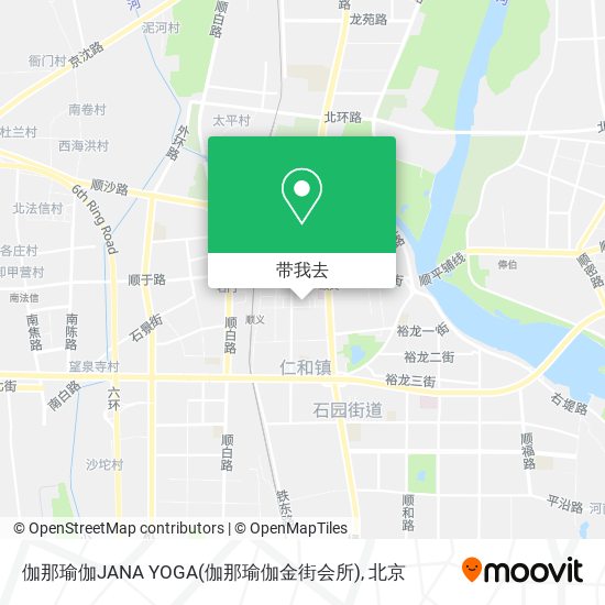 伽那瑜伽JANA YOGA(伽那瑜伽金街会所)地图