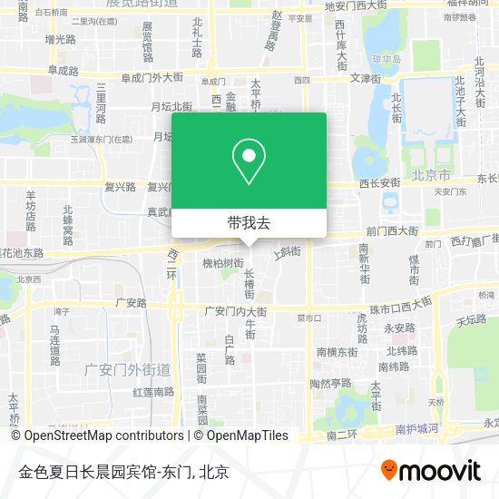 金色夏日长晨园宾馆-东门地图
