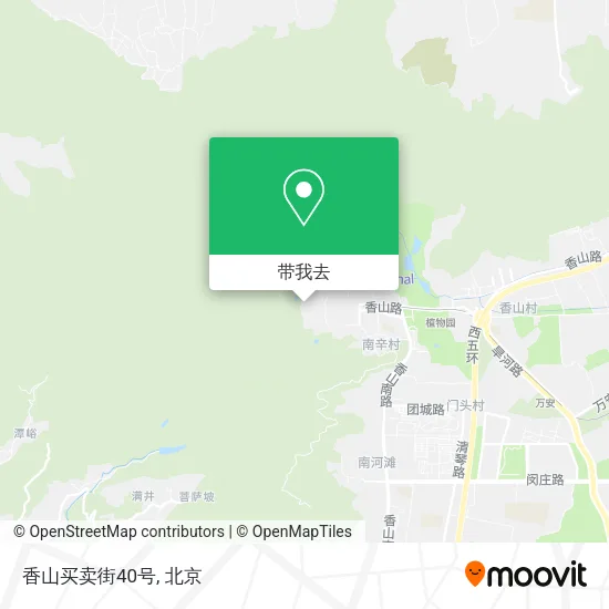 香山买卖街40号地图