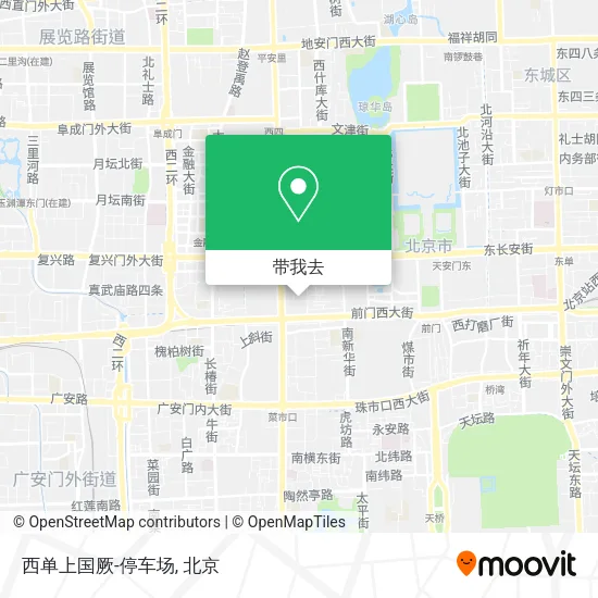 西单上国厥-停车场地图