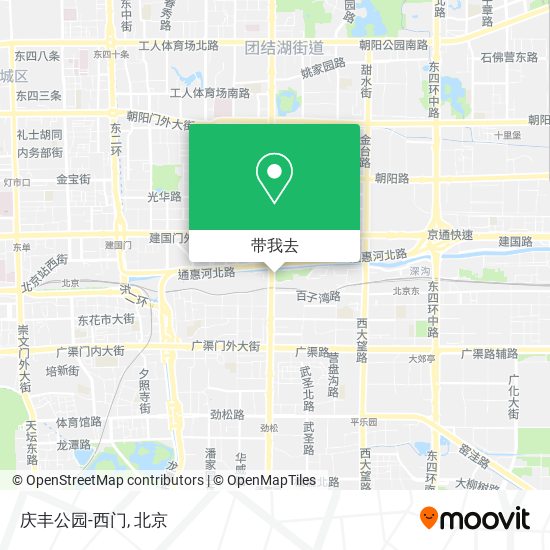 庆丰公园-西门地图