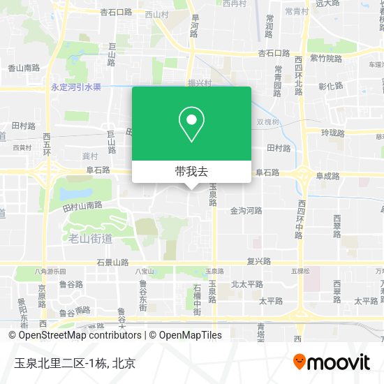 玉泉北里二区-1栋地图