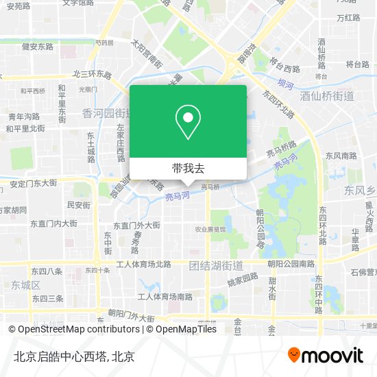 北京启皓中心西塔地图