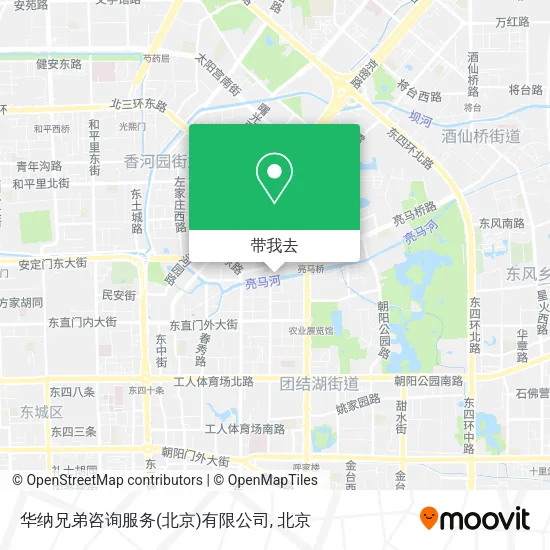 华纳兄弟咨询服务(北京)有限公司地图