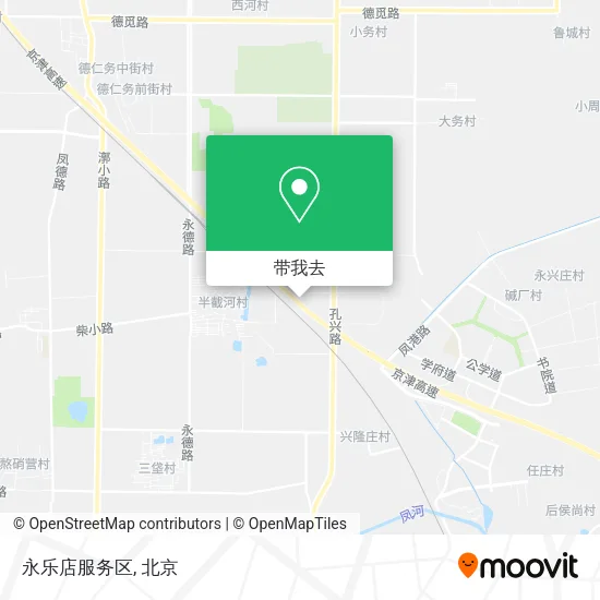 永乐店服务区地图