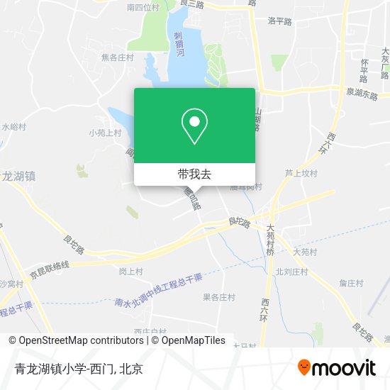 青龙湖镇小学-西门地图