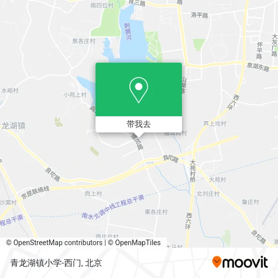 青龙湖镇小学-西门地图
