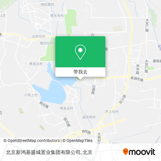 北京新鸿基盛城置业集团有限公司地图