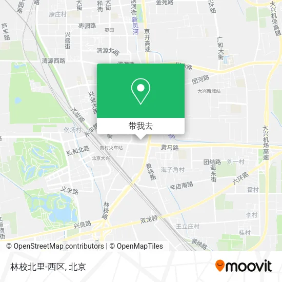 林校北里-西区地图