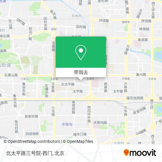 北太平路三号院-西门地图