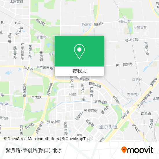紫月路/荣创路(路口)地图