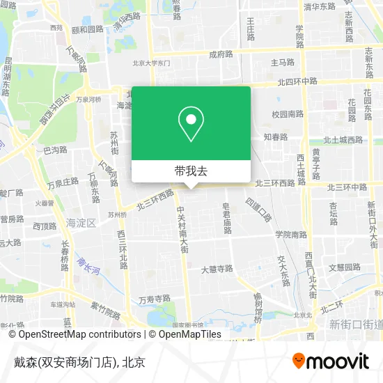 戴森(双安商场门店)地图