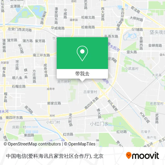 中国电信(爱科海讯吕家营社区合作厅)地图