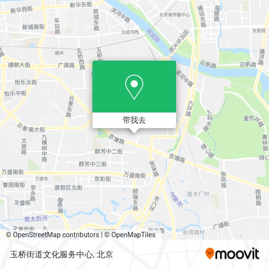 玉桥街道文化服务中心地图