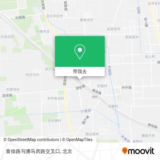 黄徐路与潘马房路交叉口地图