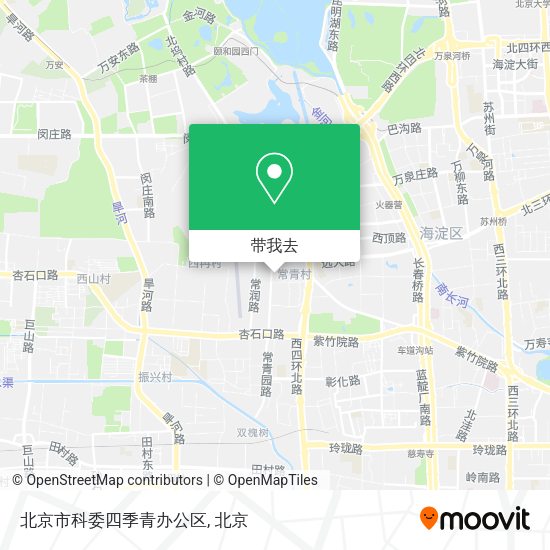 北京市科委四季青办公区地图