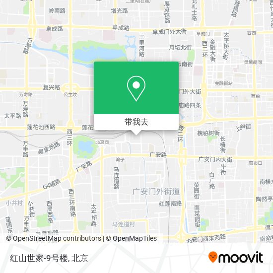 红山世家-9号楼地图
