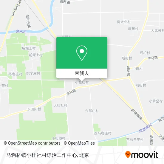 马驹桥镇小杜社村综治工作中心地图