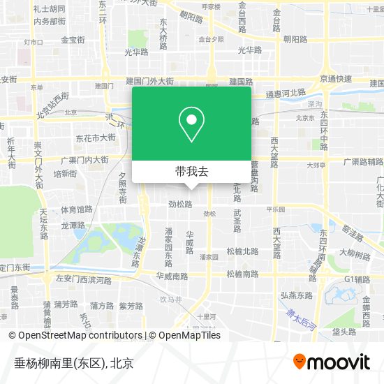 垂杨柳南里(东区)地图