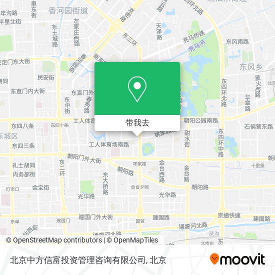 北京中方信富投资管理咨询有限公司地图